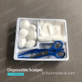 Pack de pansement chirurgical jetable